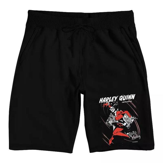 Mens Harley Quinn XOXO Sweat Shorts Product Image