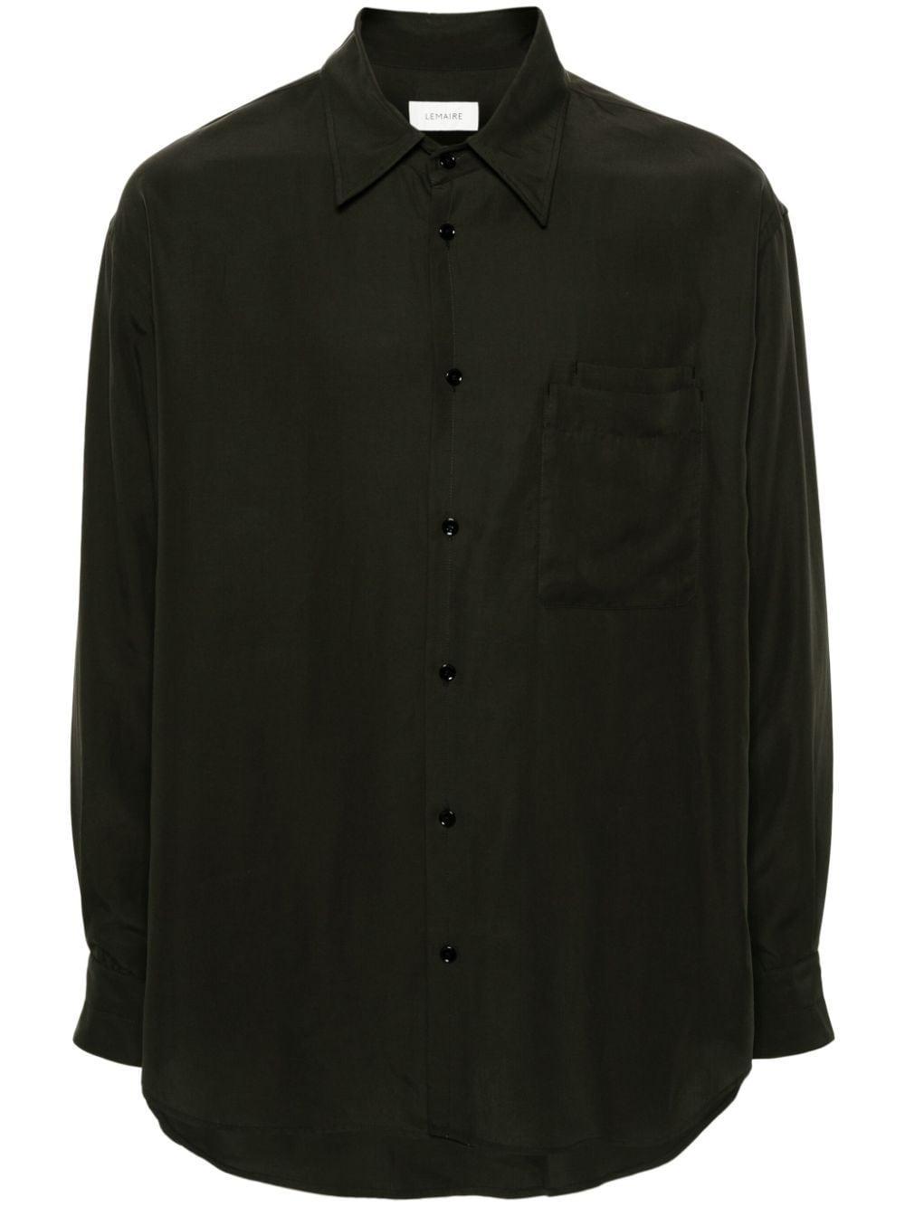 double-pocket lyocell shirt product image