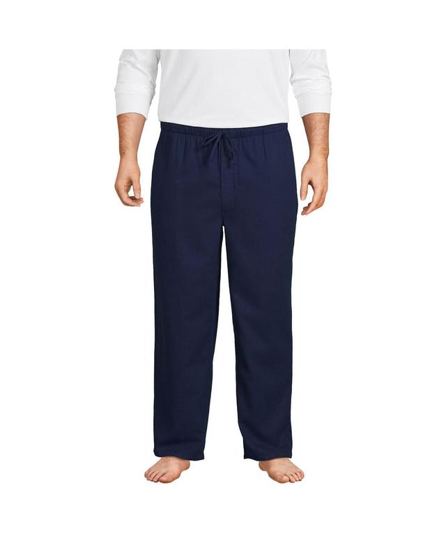 Lands End Mens Big and Tall Flannel Pajama Pants Product Image