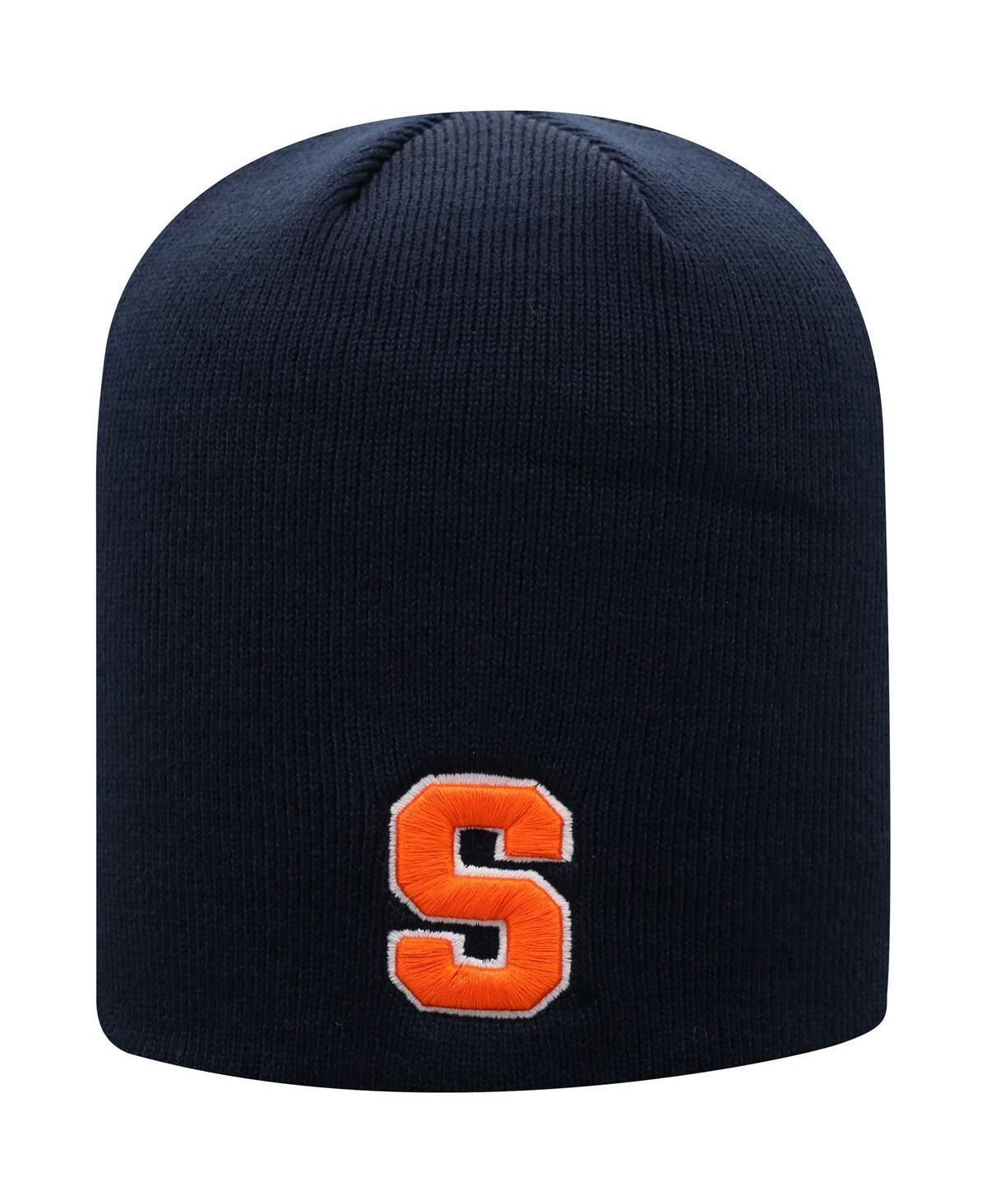 Mens Top of the World Navy Syracuse Orange Core Knit Beanie Product Image