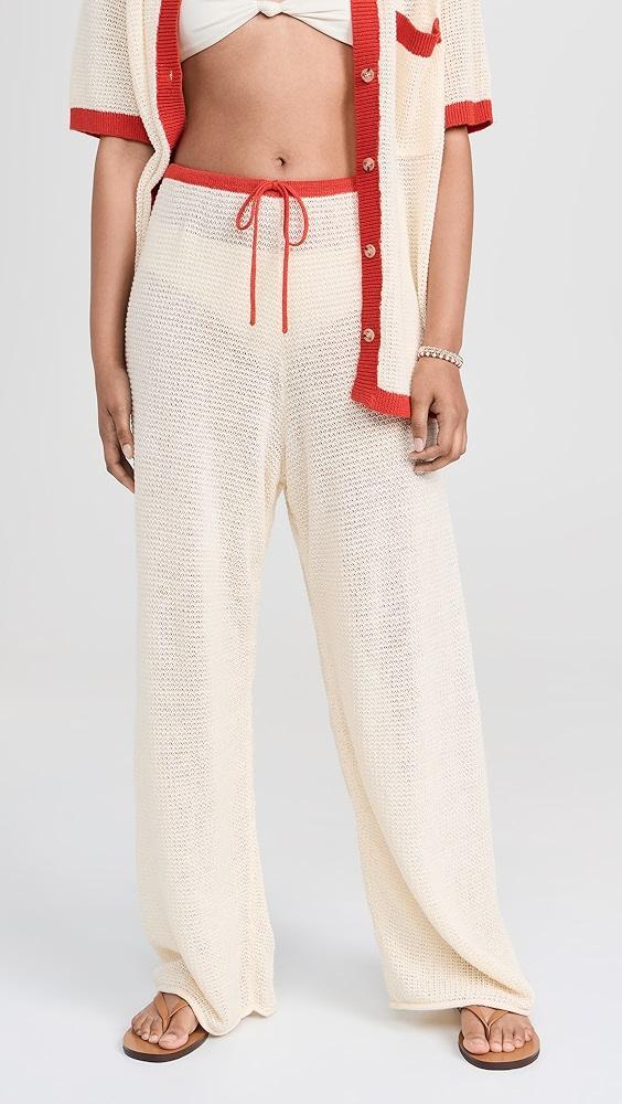 Onia Linen Knit Drawstring Pants | Shopbop Product Image