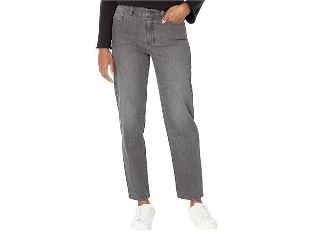 Eileen Fisher Petite High-Waisted Slim Full Length Jeans in Carbon (Carbon) Women's Jeans Product Image