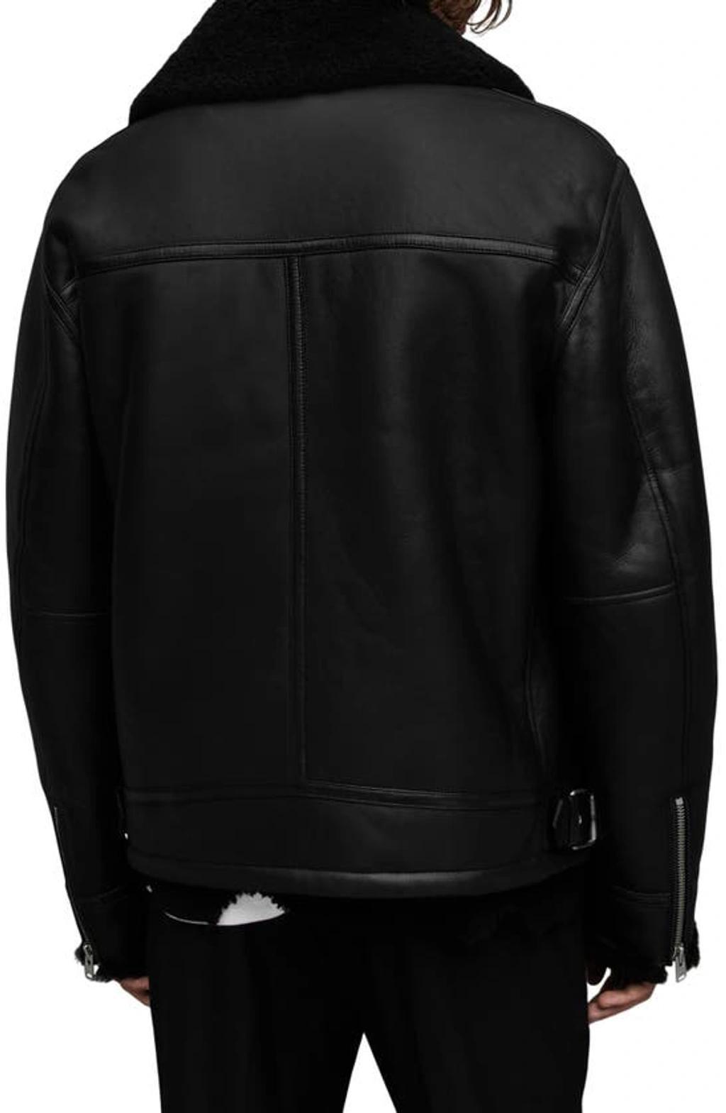 Ashford Shearling Relaxed Fit Jacket In Black Product Image