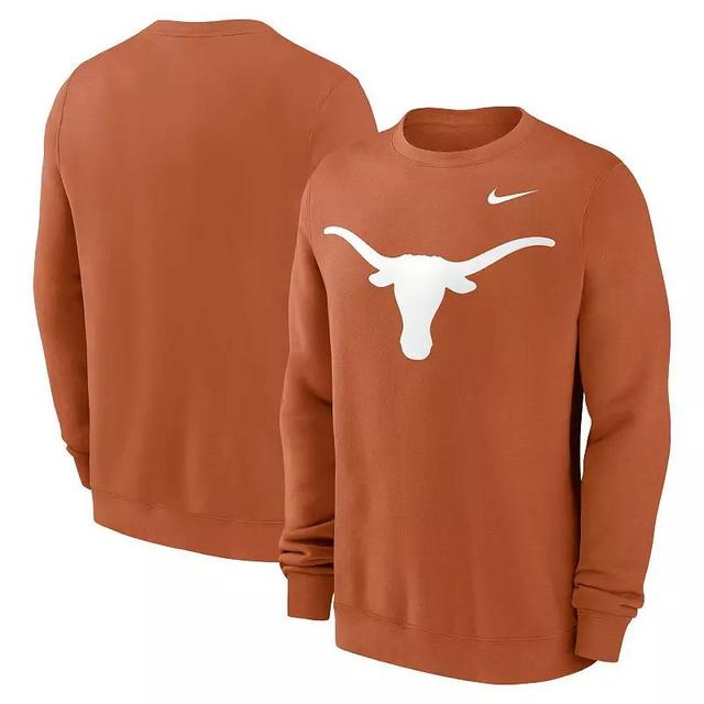 Texas Longhorns Primetime Evergreen Logo Nike Mens College Pullover Crew Product Image