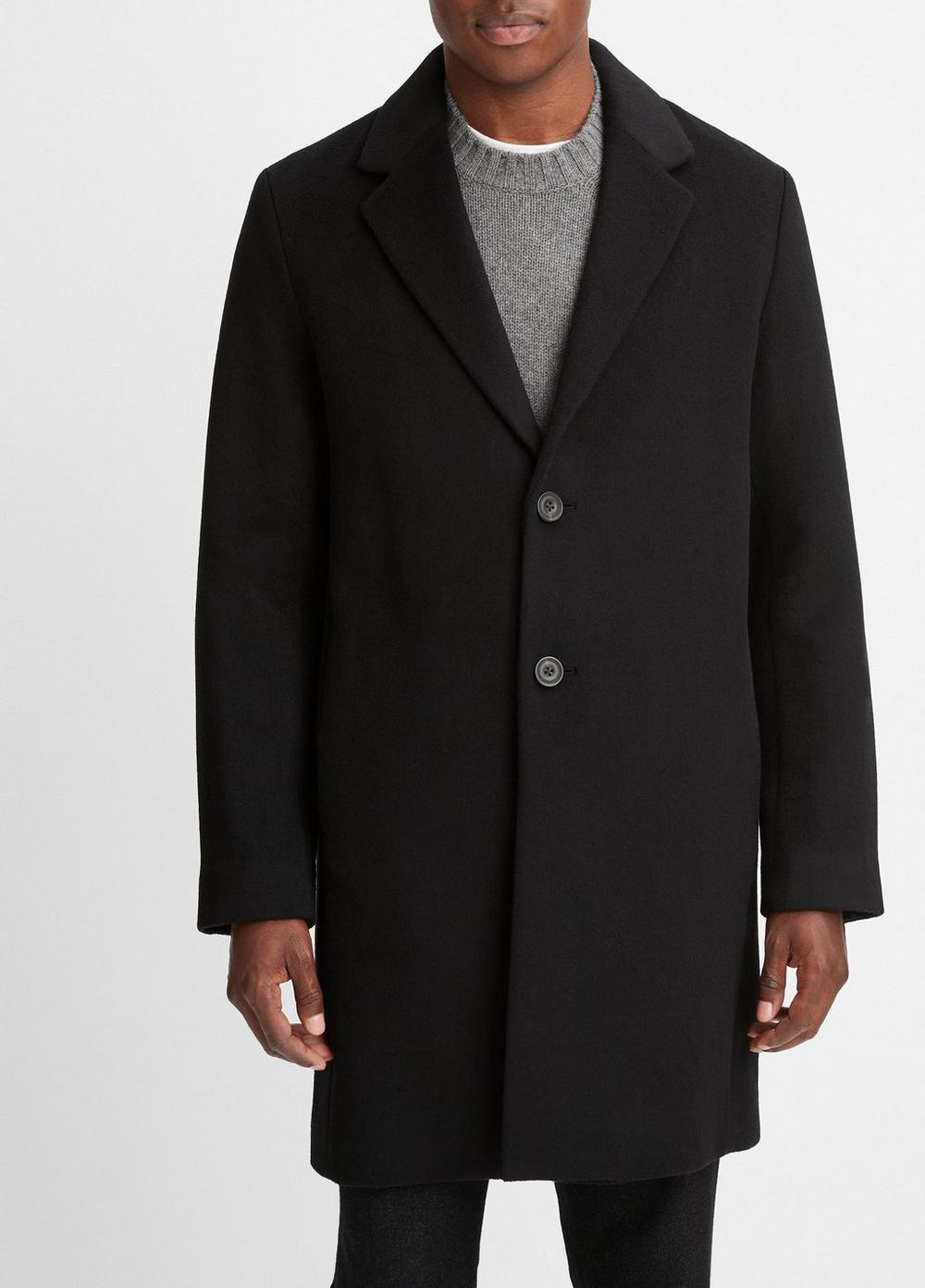 Classic Wool-Blend Coat Product Image