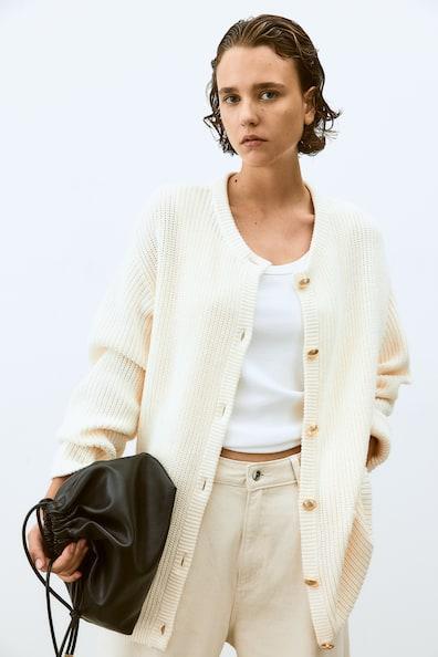 Rib-Knit Cardigan product image