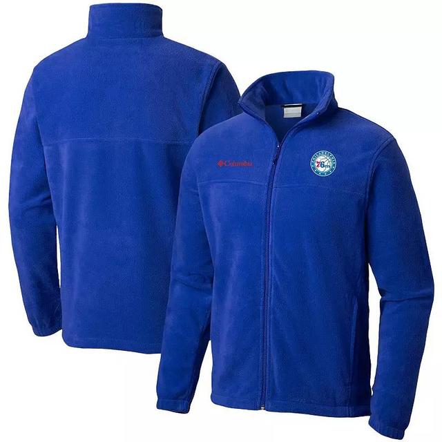 Mens Columbia Atlanta Braves Steens Mountain Full-Zip Jacket Blue Product Image