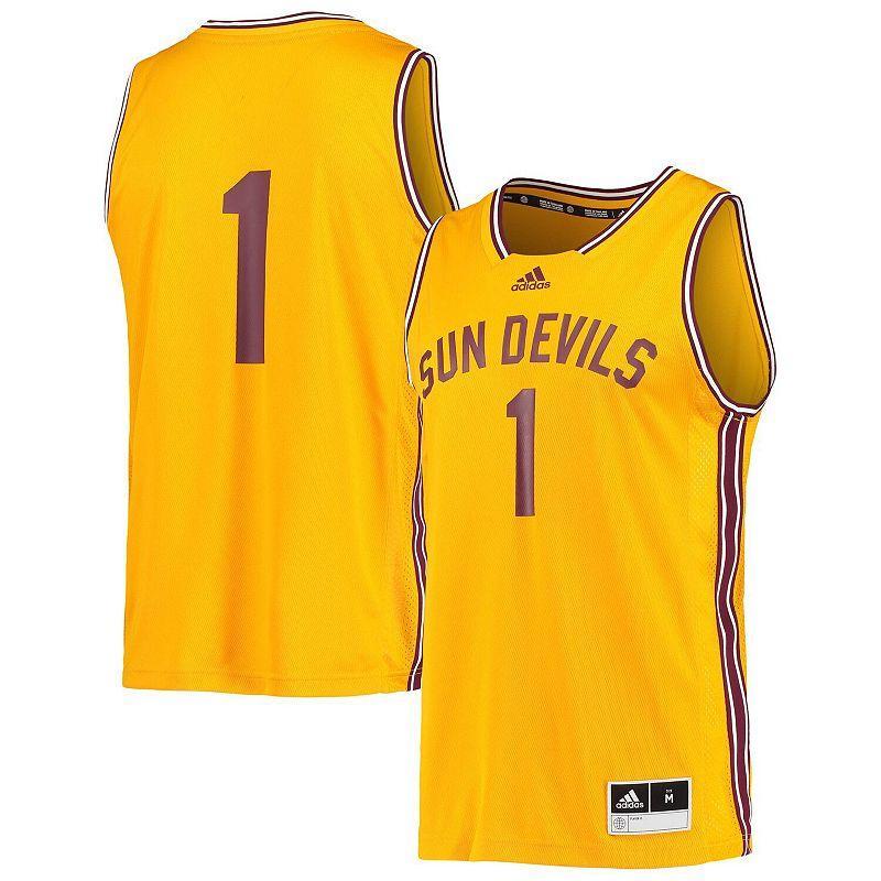 Mens adidas #1 Arizona State Sun Devils Reverse Retro Jersey Product Image