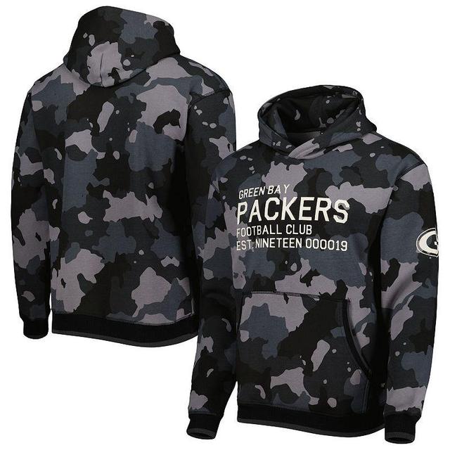 Mens The Wild Collective Green Bay Packers Camo Pullover Hoodie Product Image