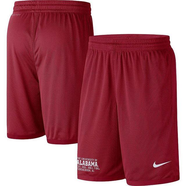 Mens Nike Crimson Alabama Crimson Tide Performance Mesh Shorts Product Image