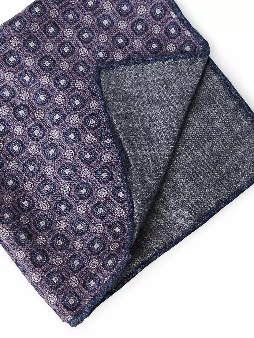 Silk Pocket Square with Pattern Product Image