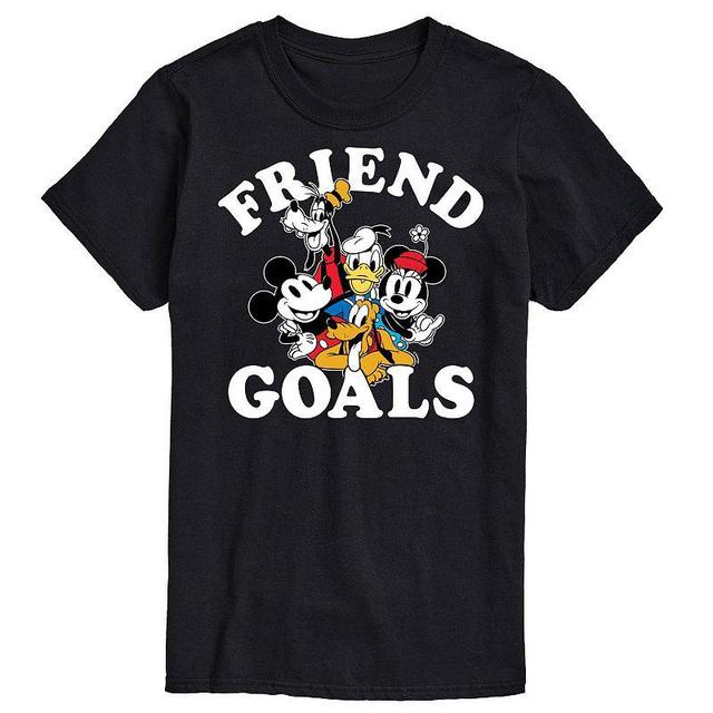 Disney Big & Tall Friend Goals Tee, Mens Black Product Image