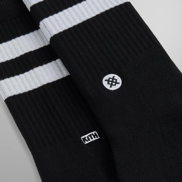 Kith Classics for Stance Crew Sock - Black / White Male Product Image