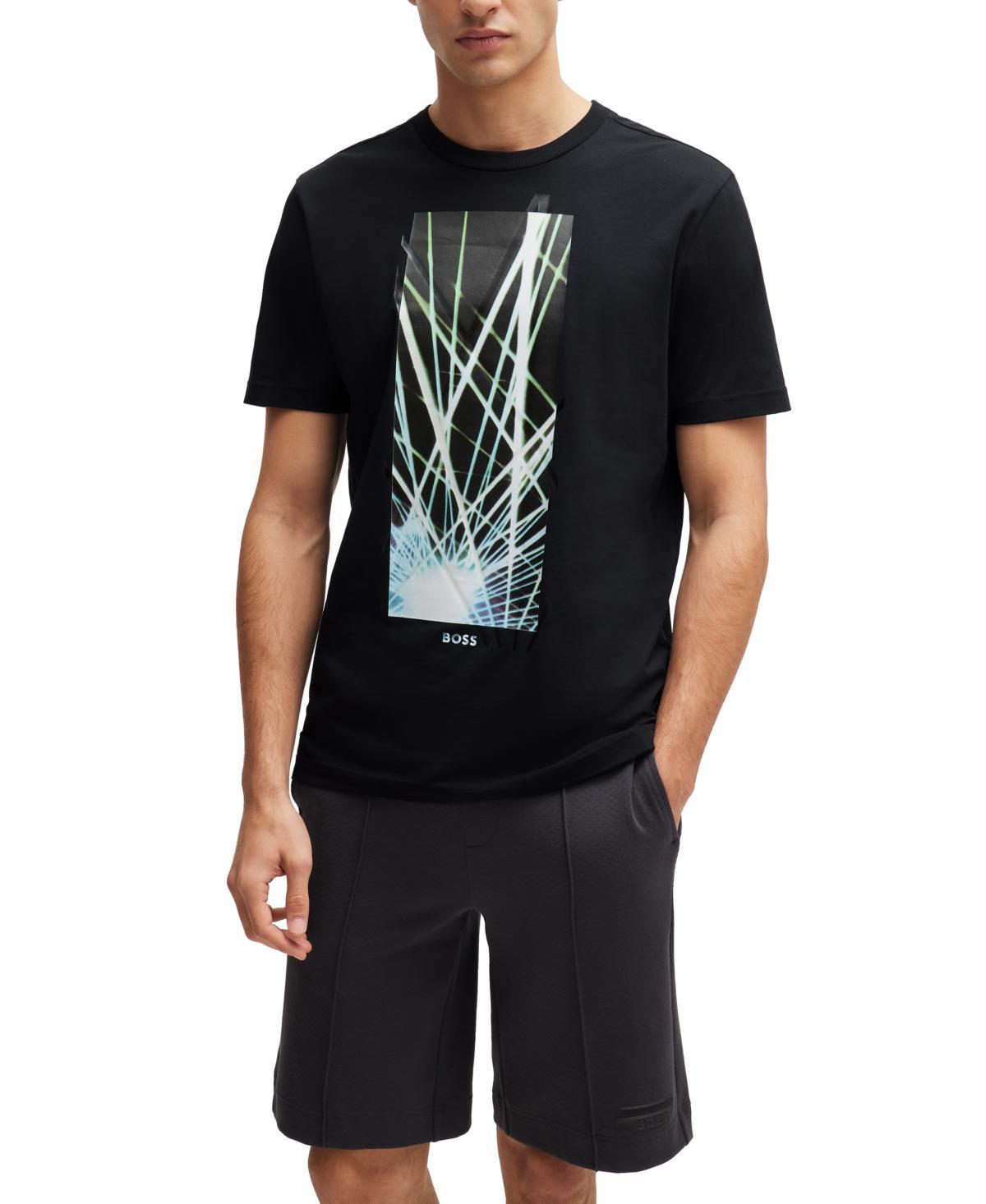 Boss by Hugo Boss Mens Seasonal Artwork Regular-Fit T-shirt Product Image