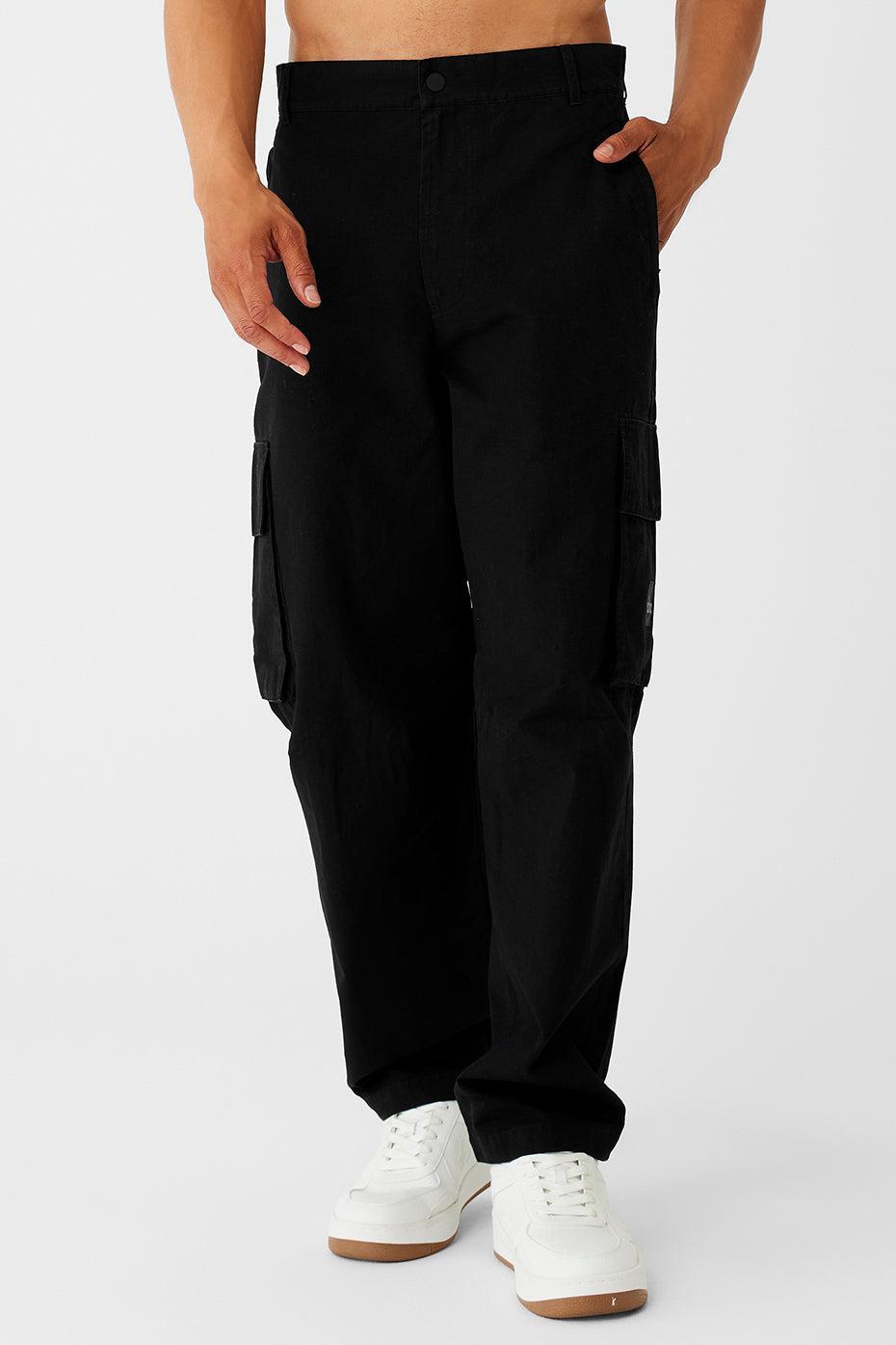 Cargo Ripstop Trouser - Black Male Product Image