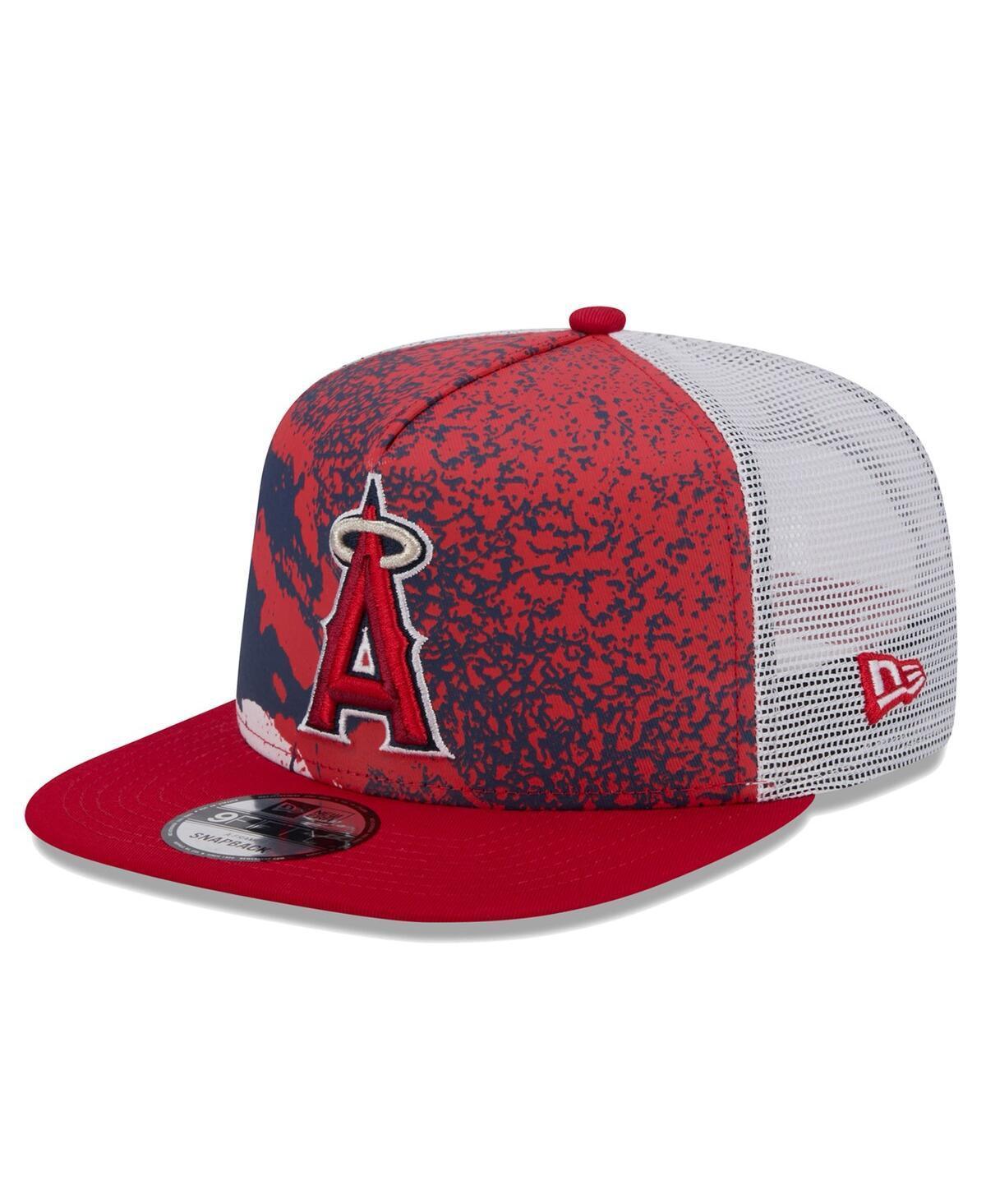 Mens New Era Los Angeles Angels Court Sport 9FIFTY Snapback Hat Product Image