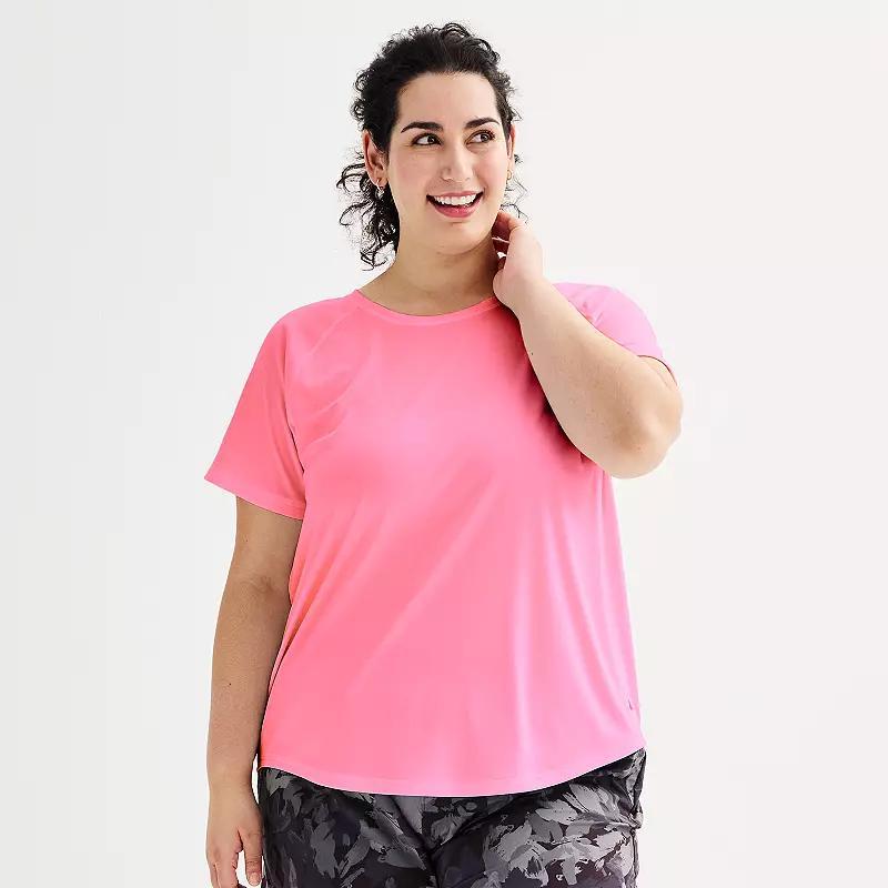 Plus Size Tek Gear Dry Tek Short Sleeve Tee, Womens Product Image