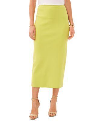 Vince Camuto Womens Back-Slit Pull-On Sweater Skirt Product Image