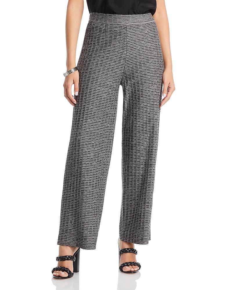 Womens Wide-Leg Tweed Pants product image