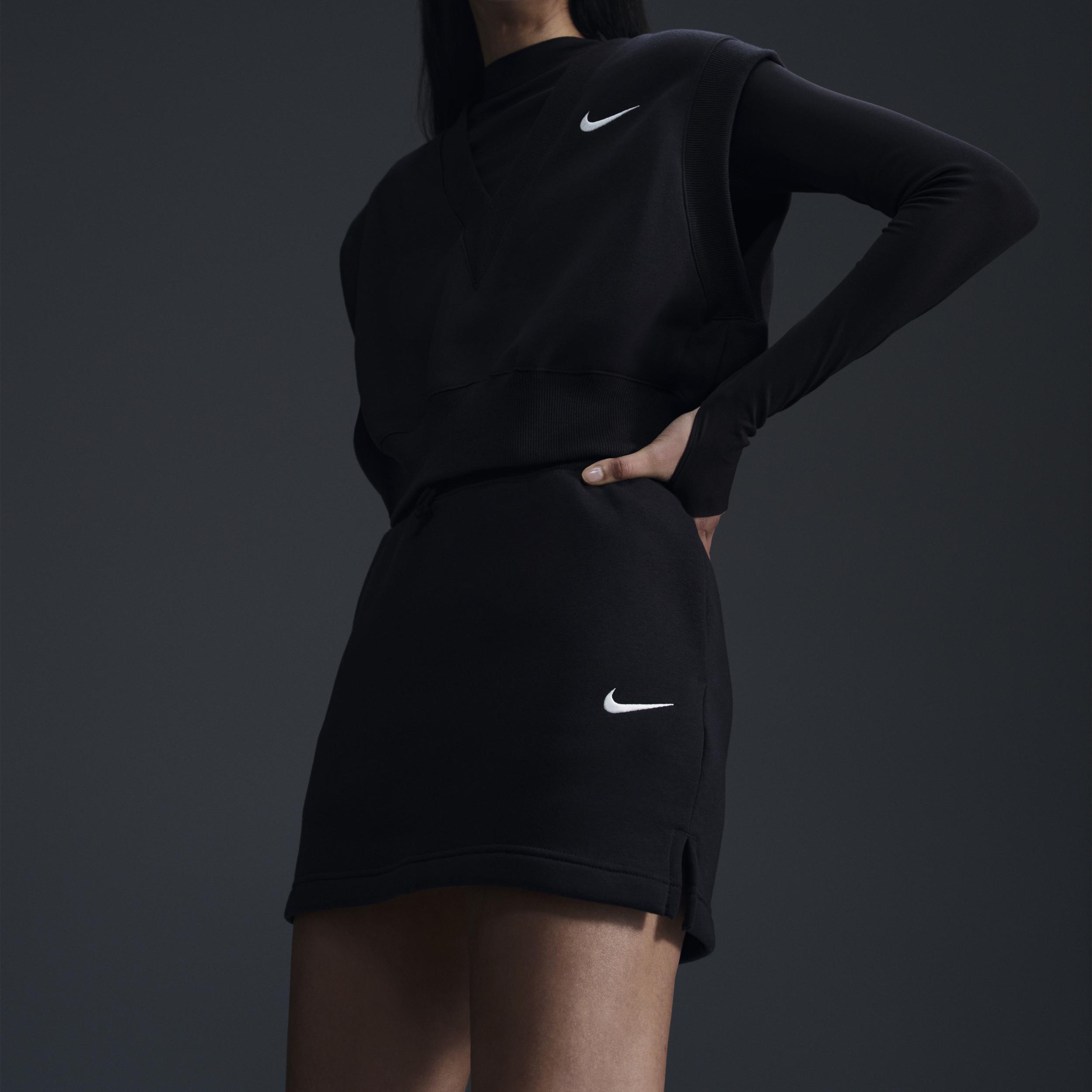 Womens Nike Sportswear Phoenix Fleece Slim Mini Skirt Product Image