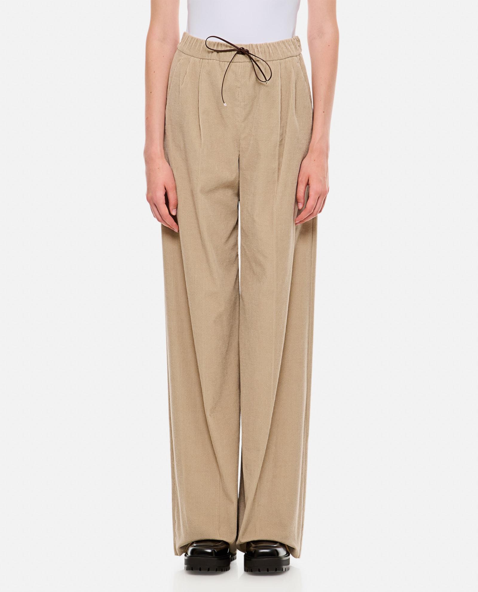 Lerici Corduroy Pants In Beige Product Image