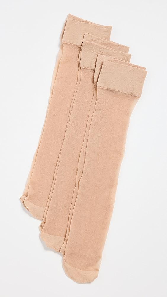 Stems Essential Sheer Knee Socks Set Of Three | Shopbop Product Image