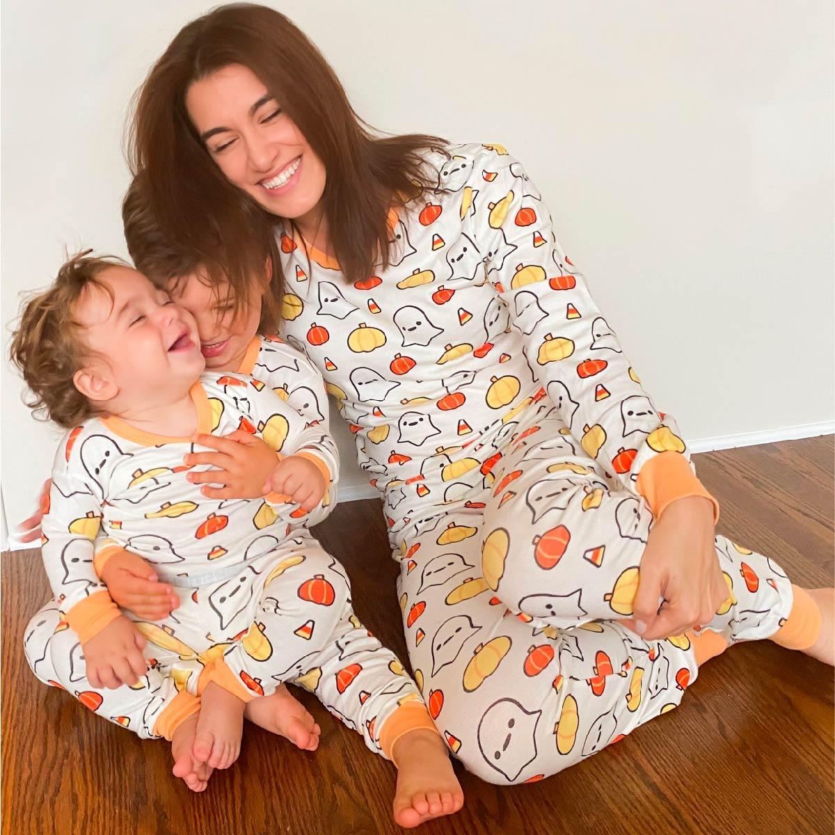 Monica + Andy Matching Family Two-Piece Pajama Set Happy Halloween Product Image