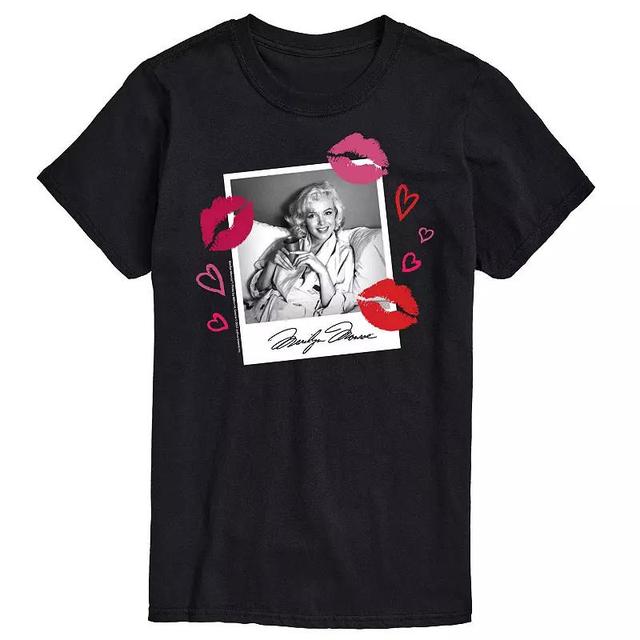 Mens Marilyn Monroe Photo Kiss Collage Tee Product Image