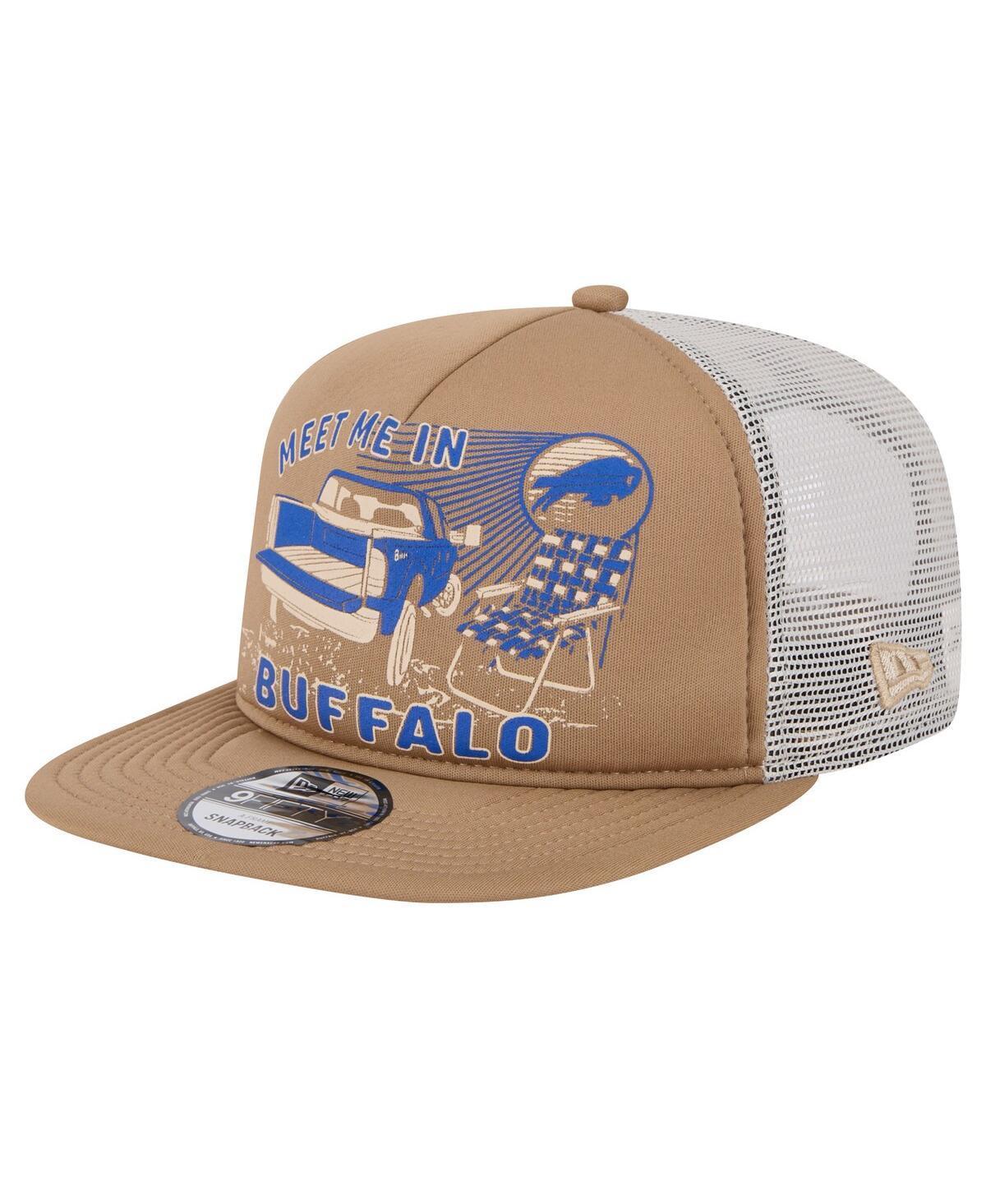 Mens New Era Tan Buffalo Bills Meet Me 9FIFTY Snapback Hat Product Image