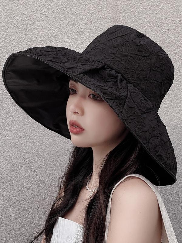 Simple Anti-UV Floral Fisherman Hat Sun Hat product image