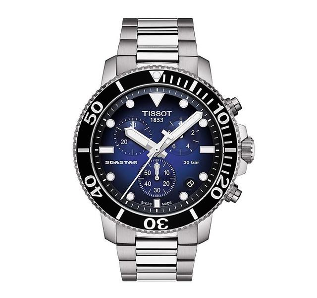 Tissot Seastar 1000 Blue-Dial Chronograph, 45.5mm Product Image