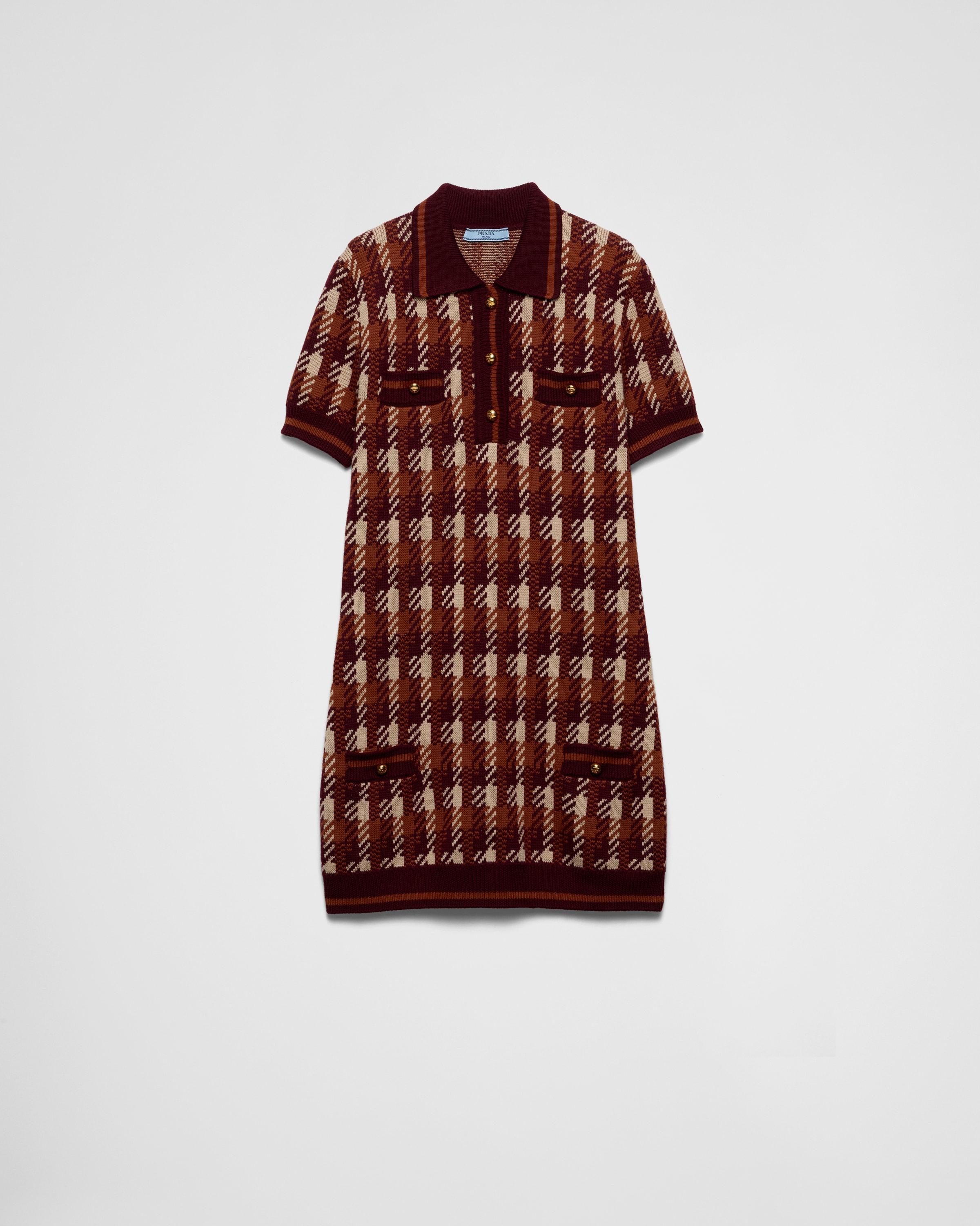 Wool knit mini-dress Product Image