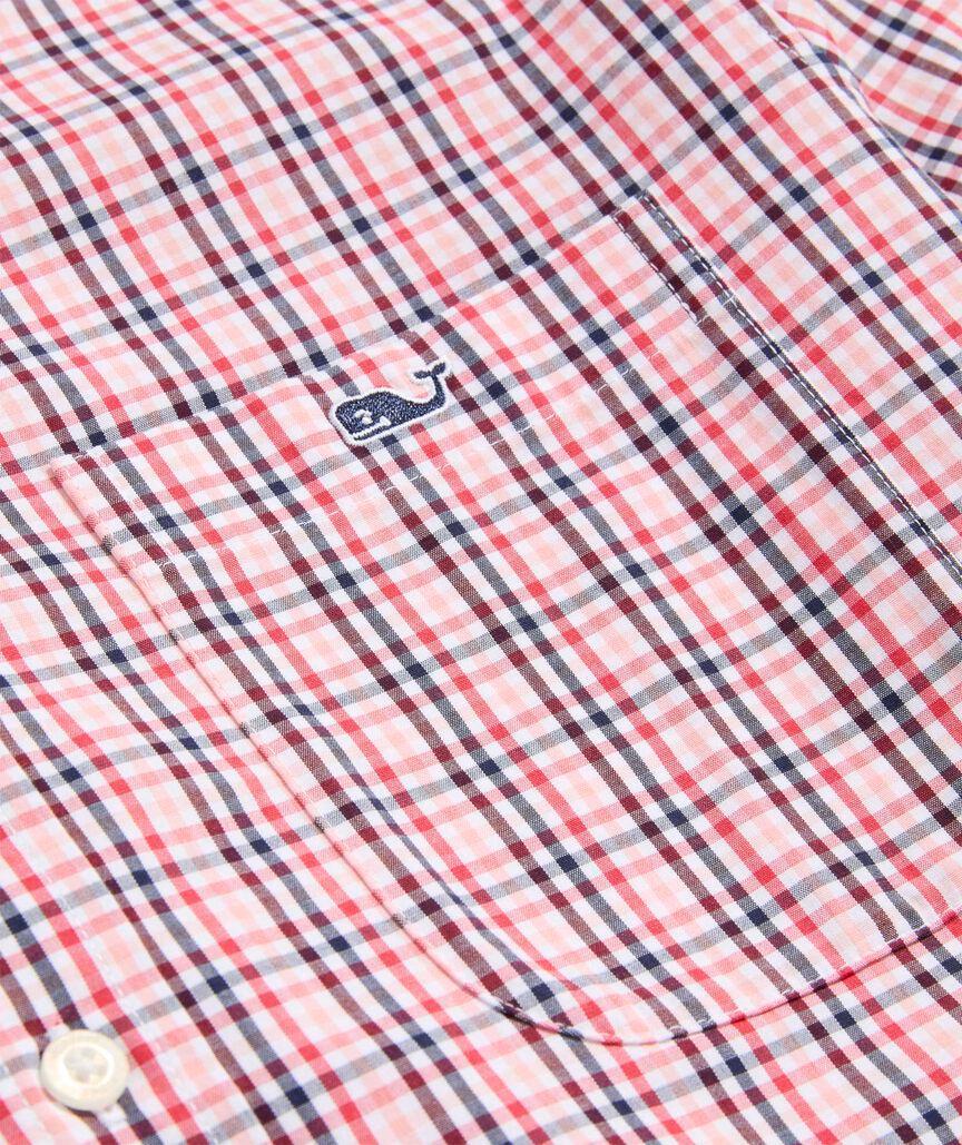 Stretch Poplin Tattersall Shirt Product Image