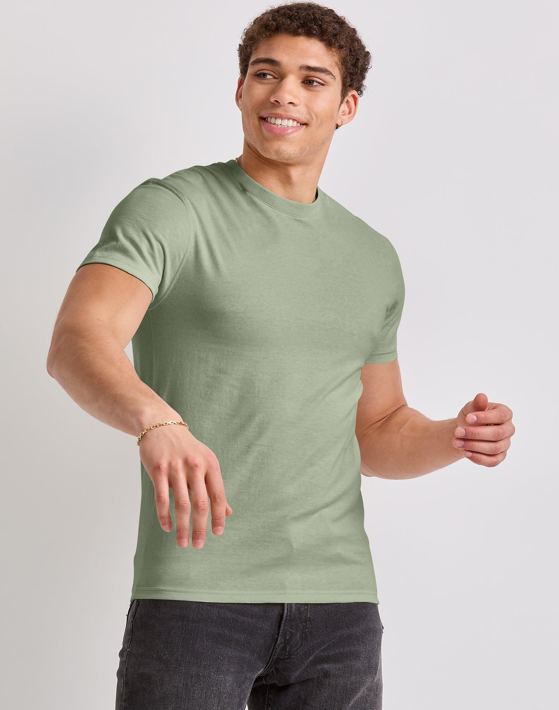 Mens Hanes Originals Cotton Short Sleeve T-shirt Product Image