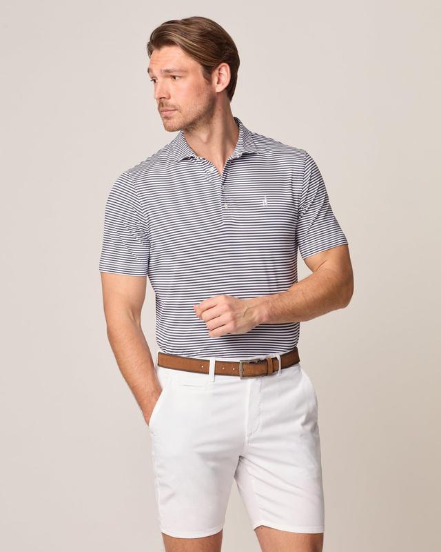 Performance Mesh Polo - Hunter Stripe Male Product Image