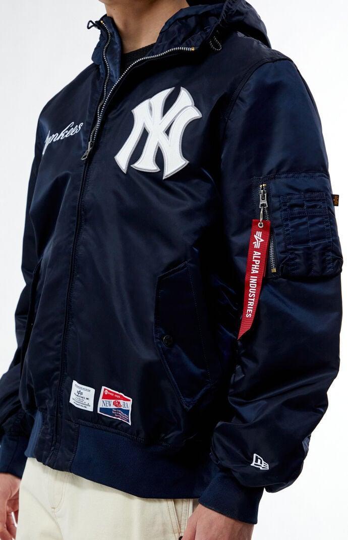 New Era Mens x Alpha Industries NY Yankees Bomber Jacket Product Image