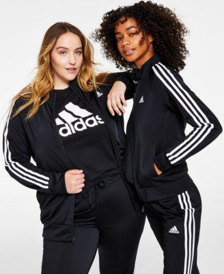 adidas Womens 3-Stripe Tricot Track Jacket, Xs-4X Product Image