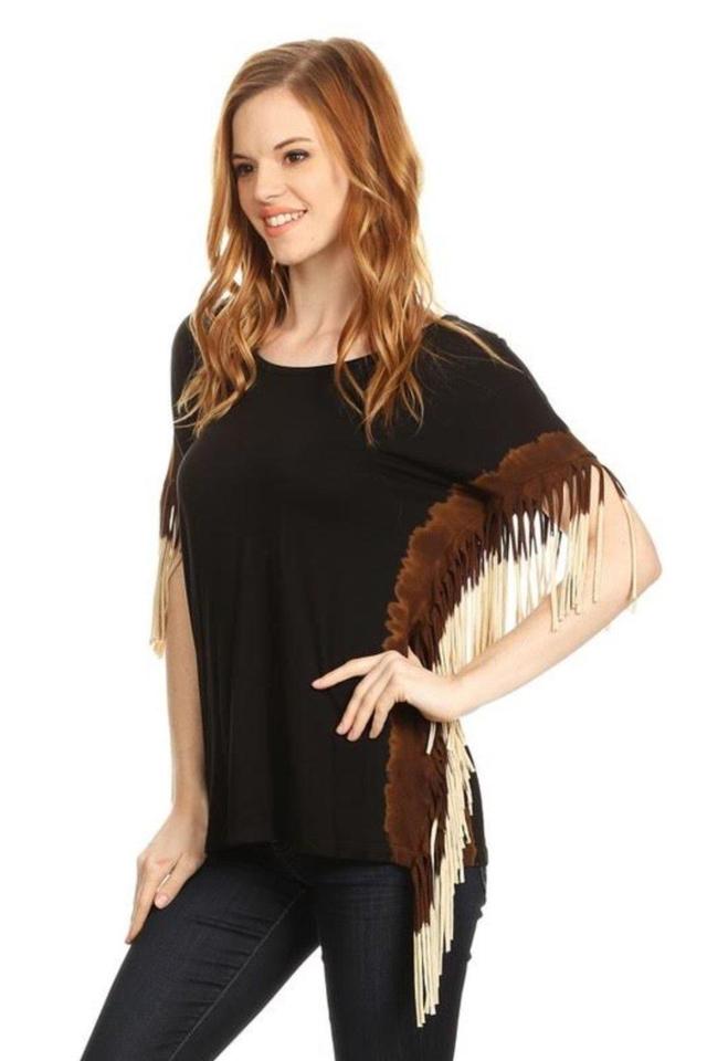 Dip Dye Fringe Top Product Image