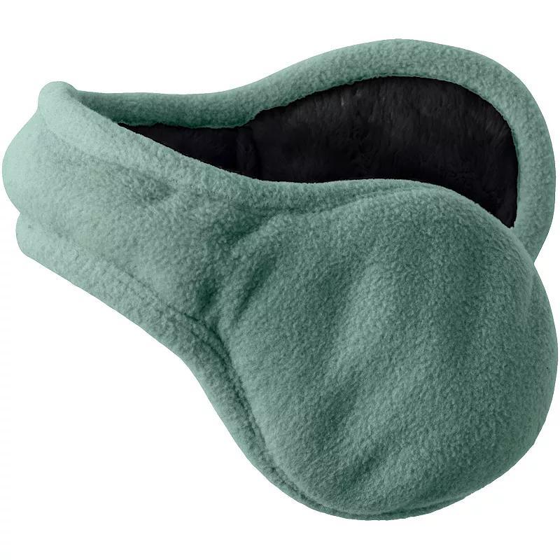 Womens Lands End Adjustable Fleece Winter Earmuffs, Washed Green Product Image