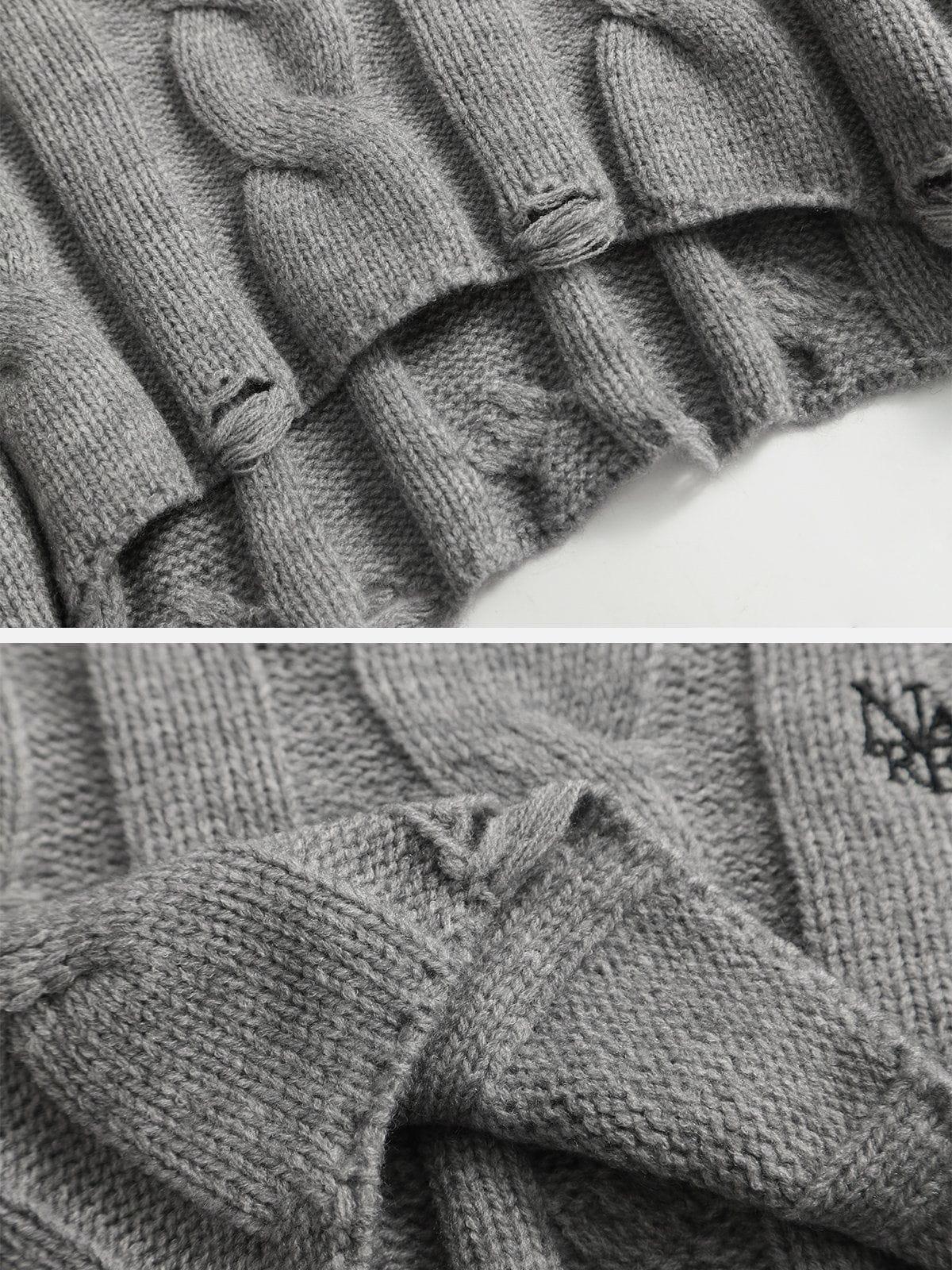 Vintage Basic Crop Sweater Product Image