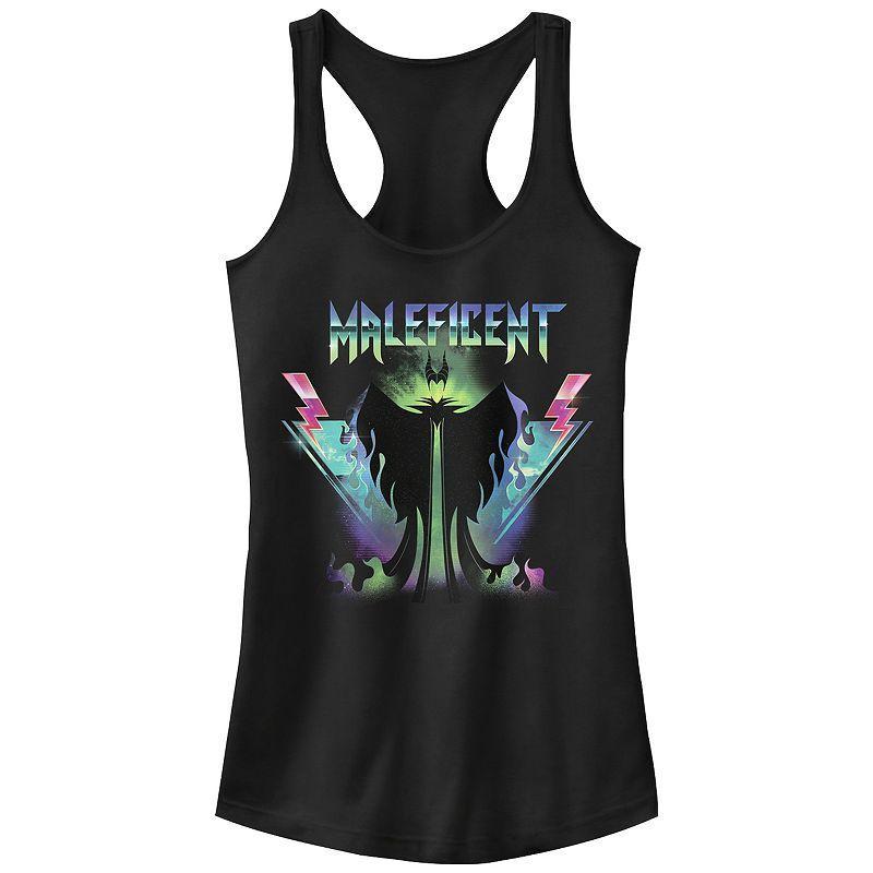 Disneys Villains Maleficent Rock Poster Womens Racerback Tank Top, Girls Product Image