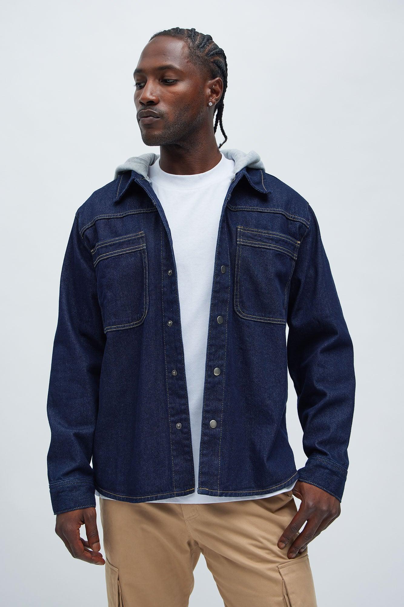 Jackson Lightweight Denim Shacket - Indigo Product Image