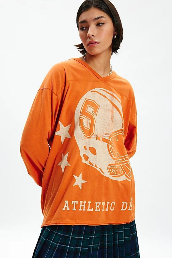 Athletic Department Varsity Long Sleeve Graphic Tee Womens at Urban Outfitters Product Image