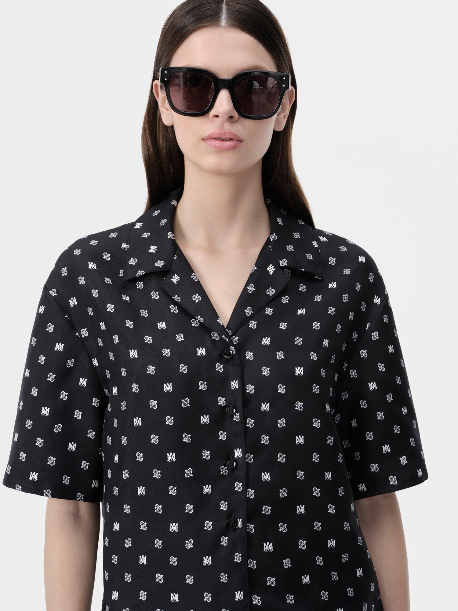 WOMEN - WOMEN'S MA PAISLEY SHIRT - Black Female Product Image