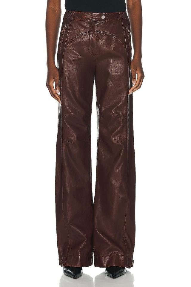 SIMKHAI Fraiser Straight Leg Cargo Pant in Brown Product Image