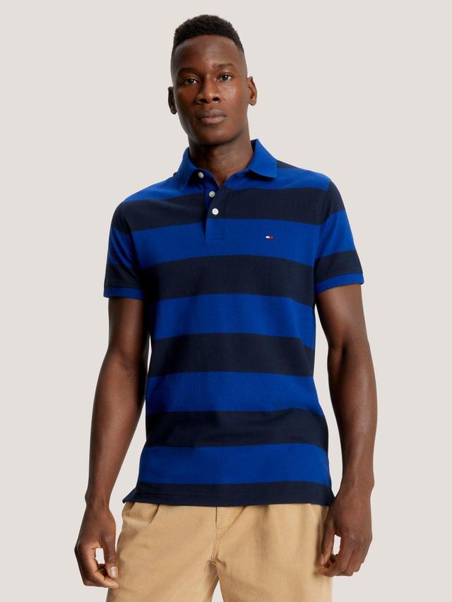 Tommy Hilfiger Men's Slim Fit Rugby Stripe Polo Product Image