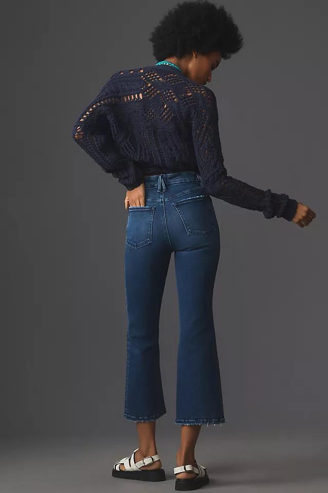 Good American Good Legs Crop Mini Bootcut Jeans Product Image