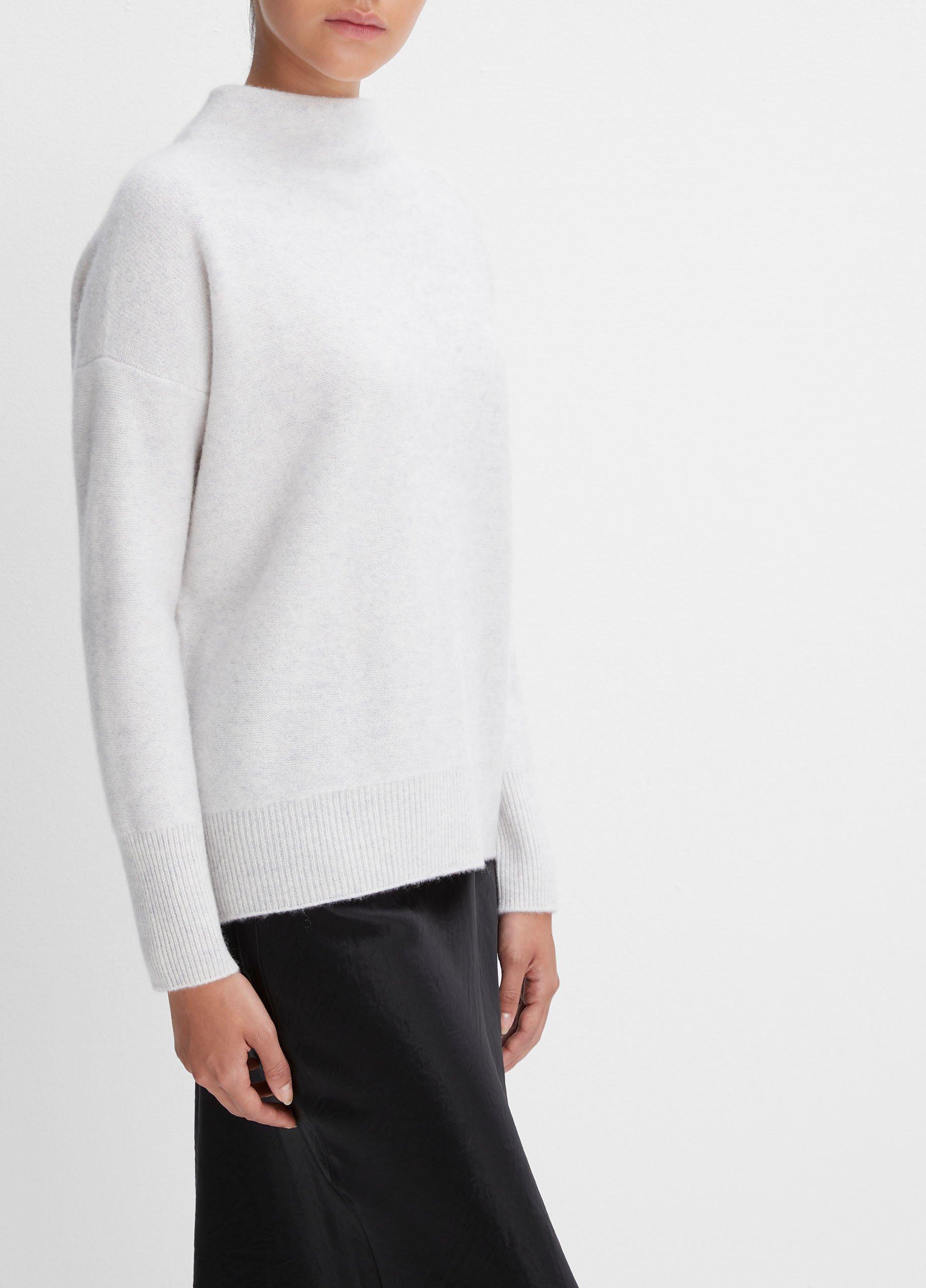 Plush Cashmere Funnel Neck Sweater Product Image