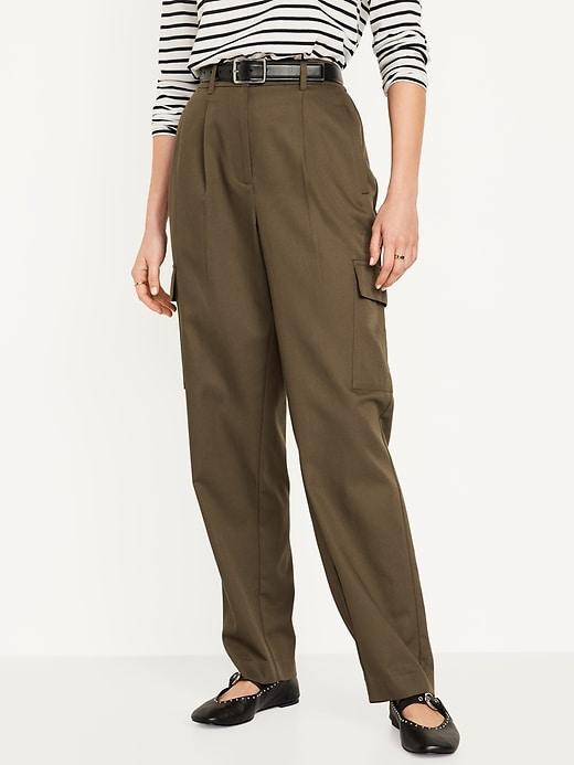 Extra High-Waisted Taylor Cargo Pants Product Image