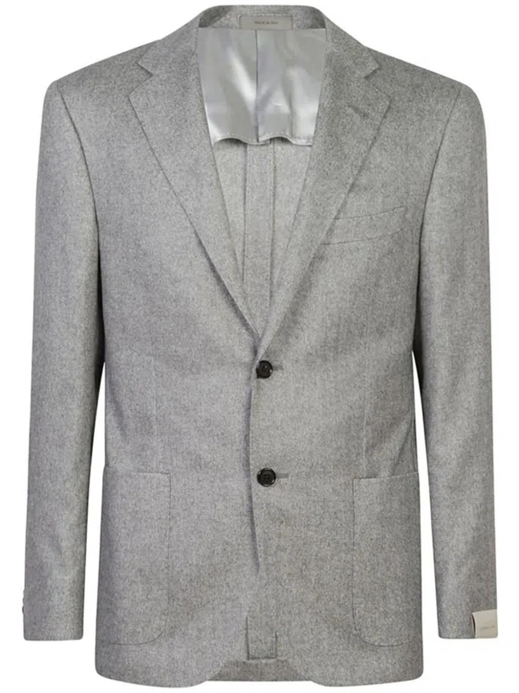 CORNELIANI Jackets In Gray Product Image